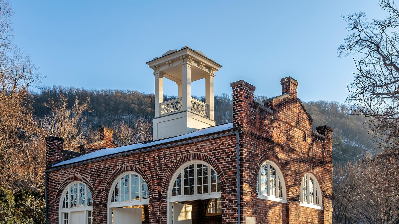 Historic Harpers Ferry streets at the meeting of two rivers