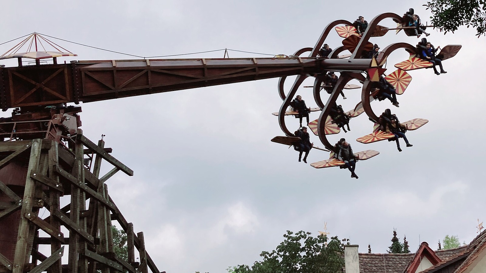 Höhenflug flying ride at Tripsdrill