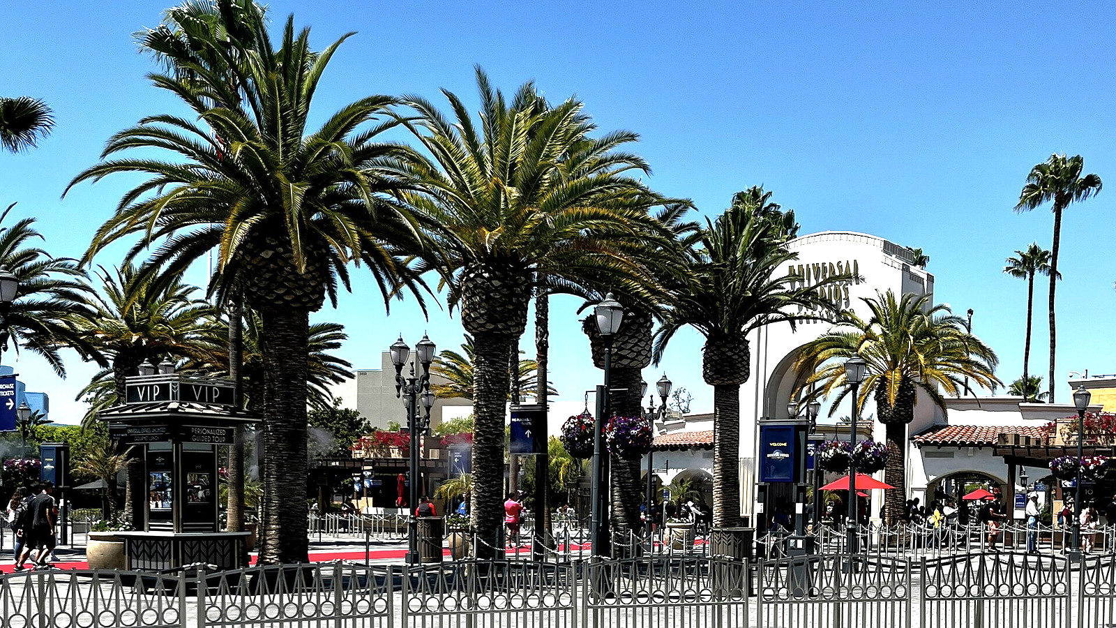 Universal Studios Hollywood entrance and park setting