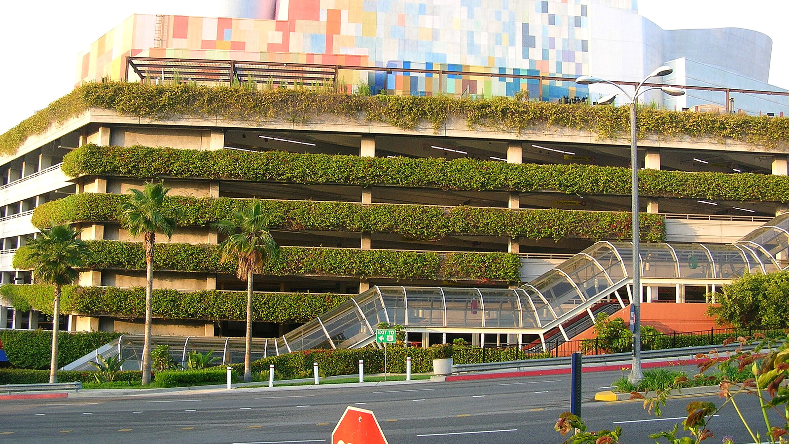 Universal Studios Hollywood attraction and park landscape
