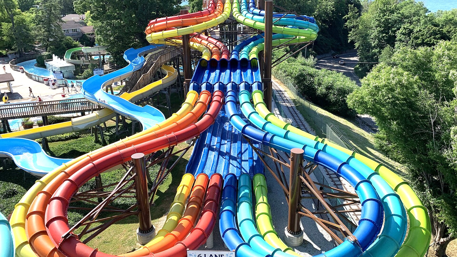 Rally Racer mat slide complex at Waldameer Water World