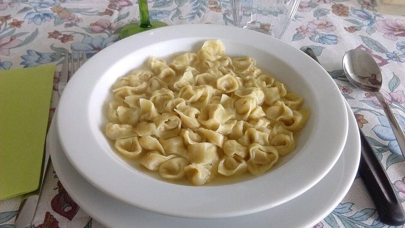 Tortellini in brodo, Bologna in Bologna, Italy