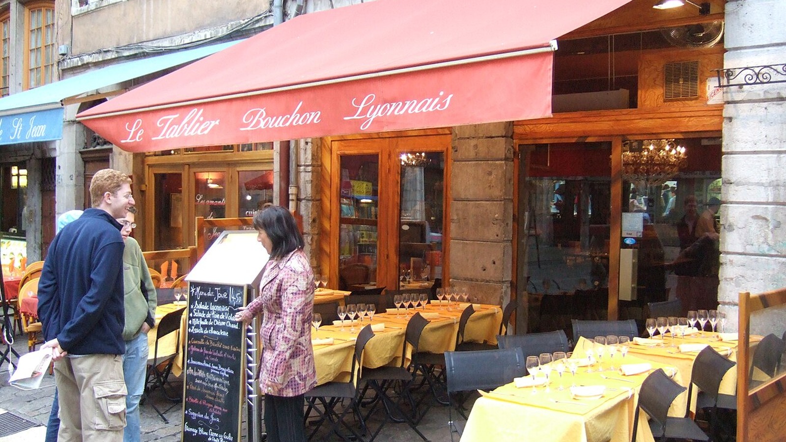 Bouchon restaurant in Lyon