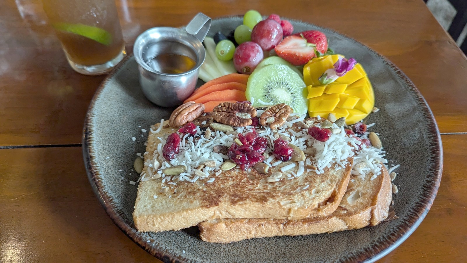 French toast at Del Cielo in Tulum Pueblo