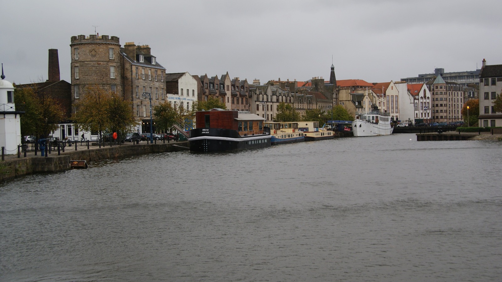 Leith Shore waterfront in Edinburgh