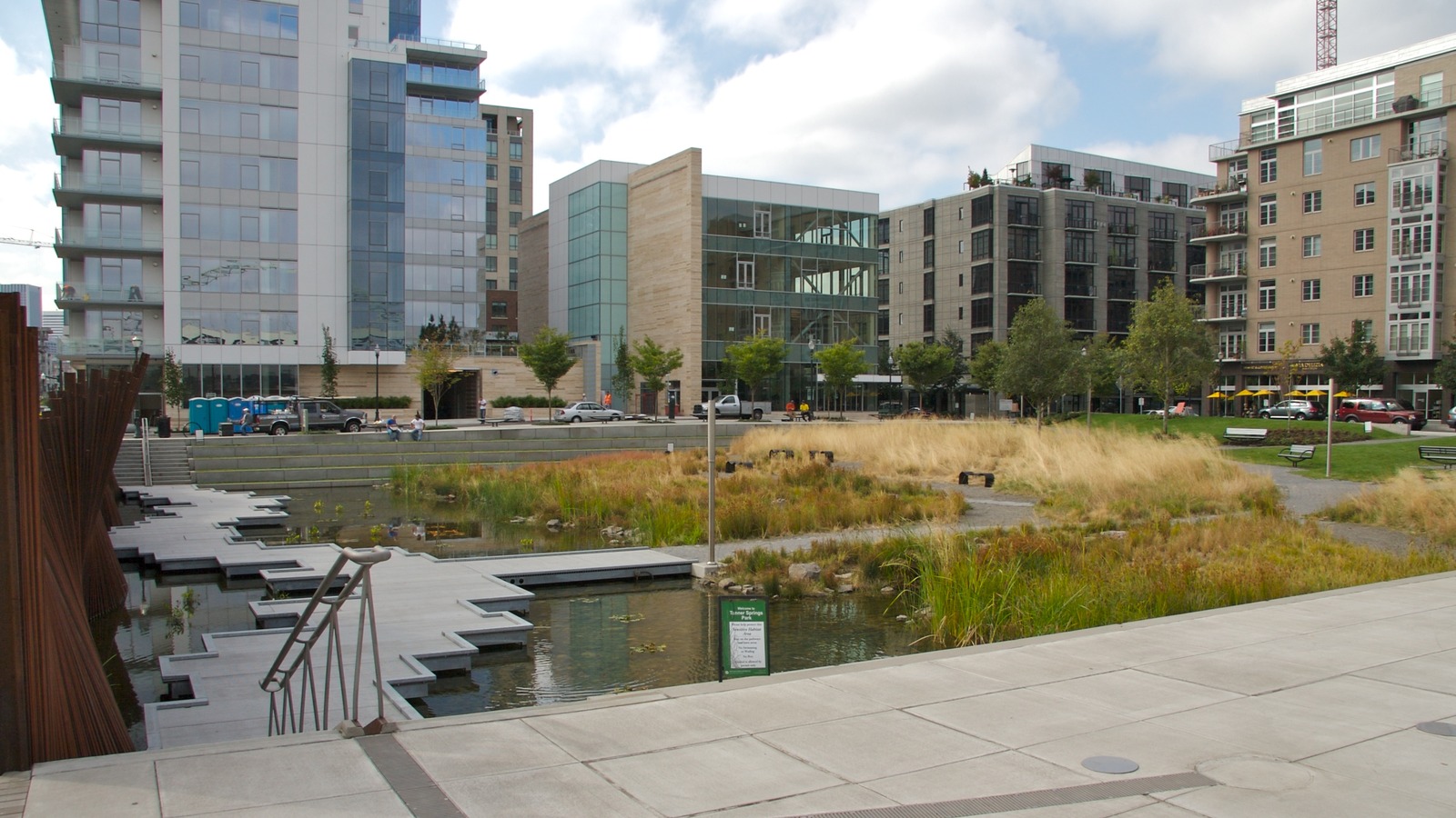 Tanner Springs Park in Portland’s Pearl District