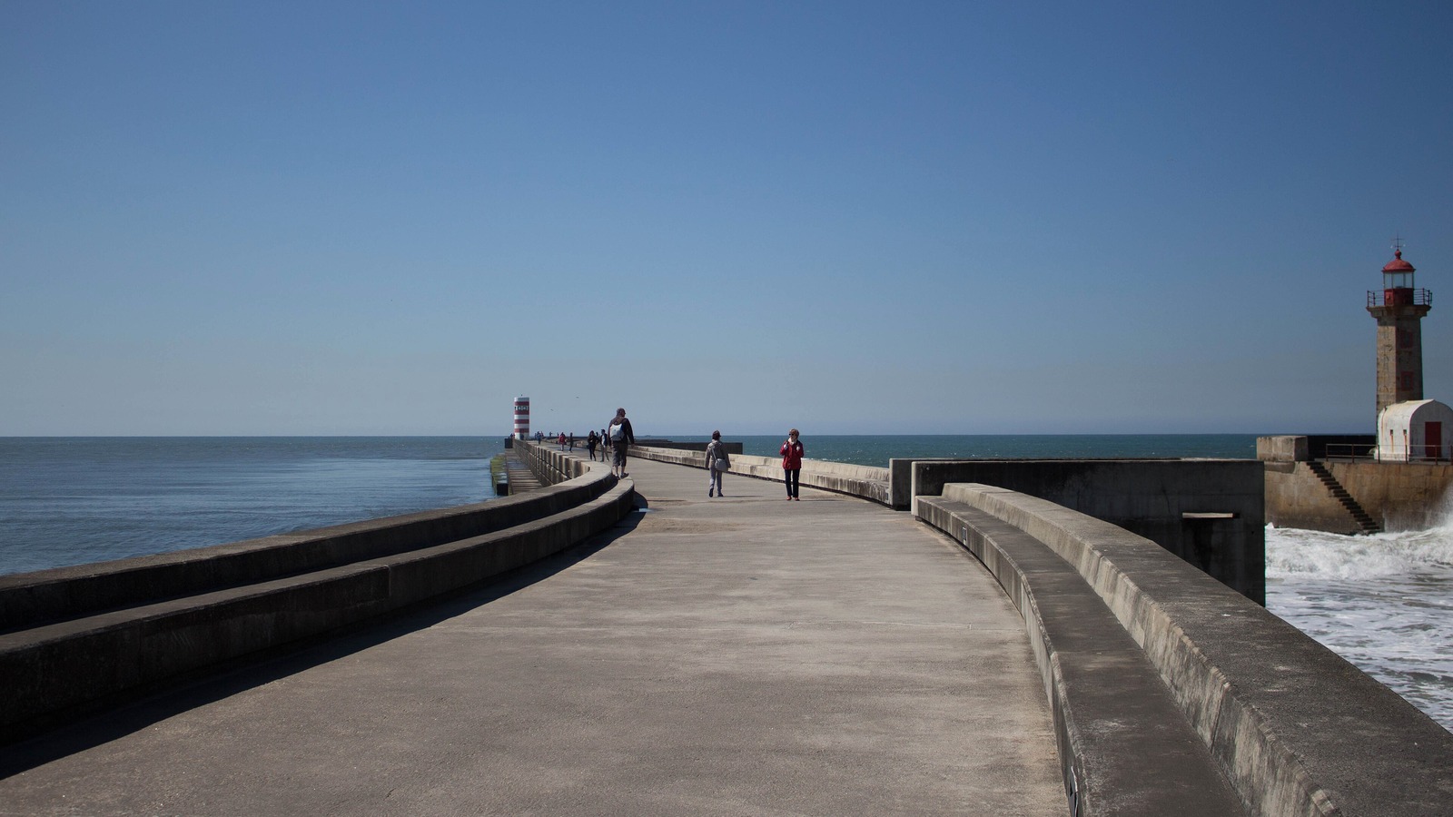 Atlantic promenade at Foz do Douro in Porto