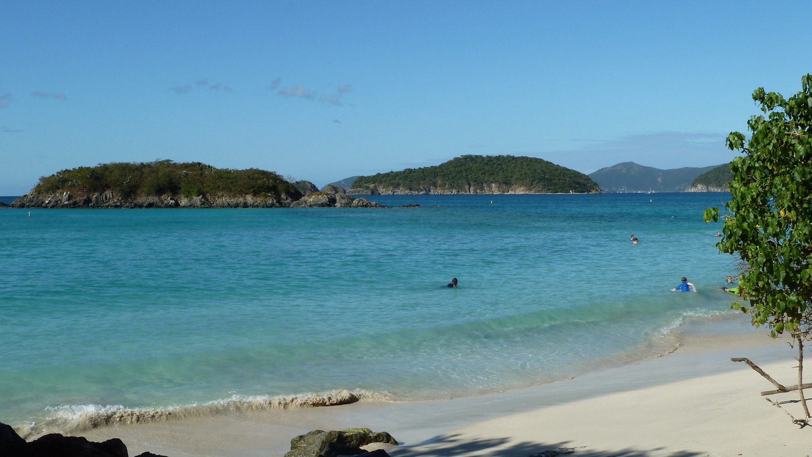 Cinnamon Bay Beach on the North Shore of St. John USVI