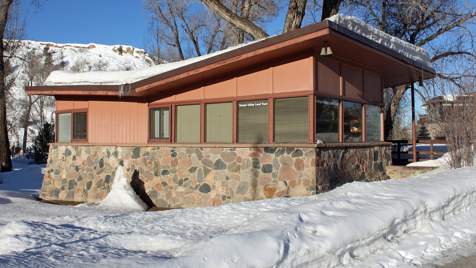 The Chamber of Commerce building in downtown Steamboat Springs