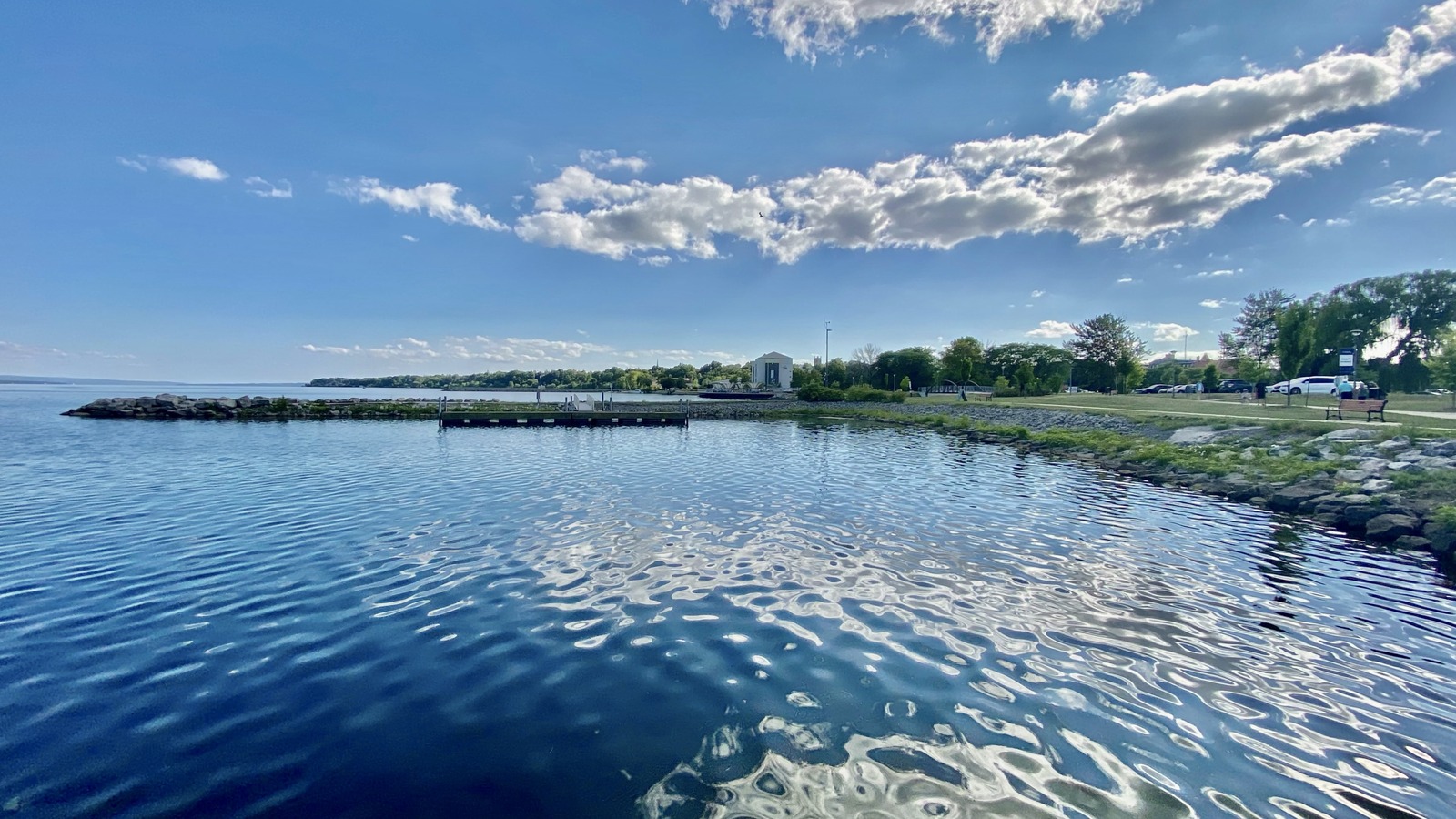 Geneva waterfront on Seneca Lake