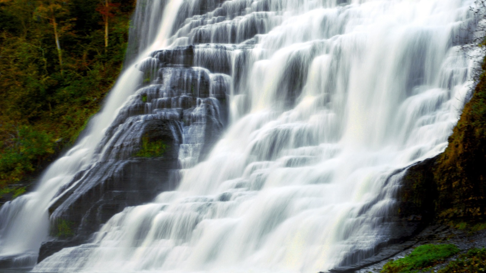 Waterfall and gorge near Ithaca New York