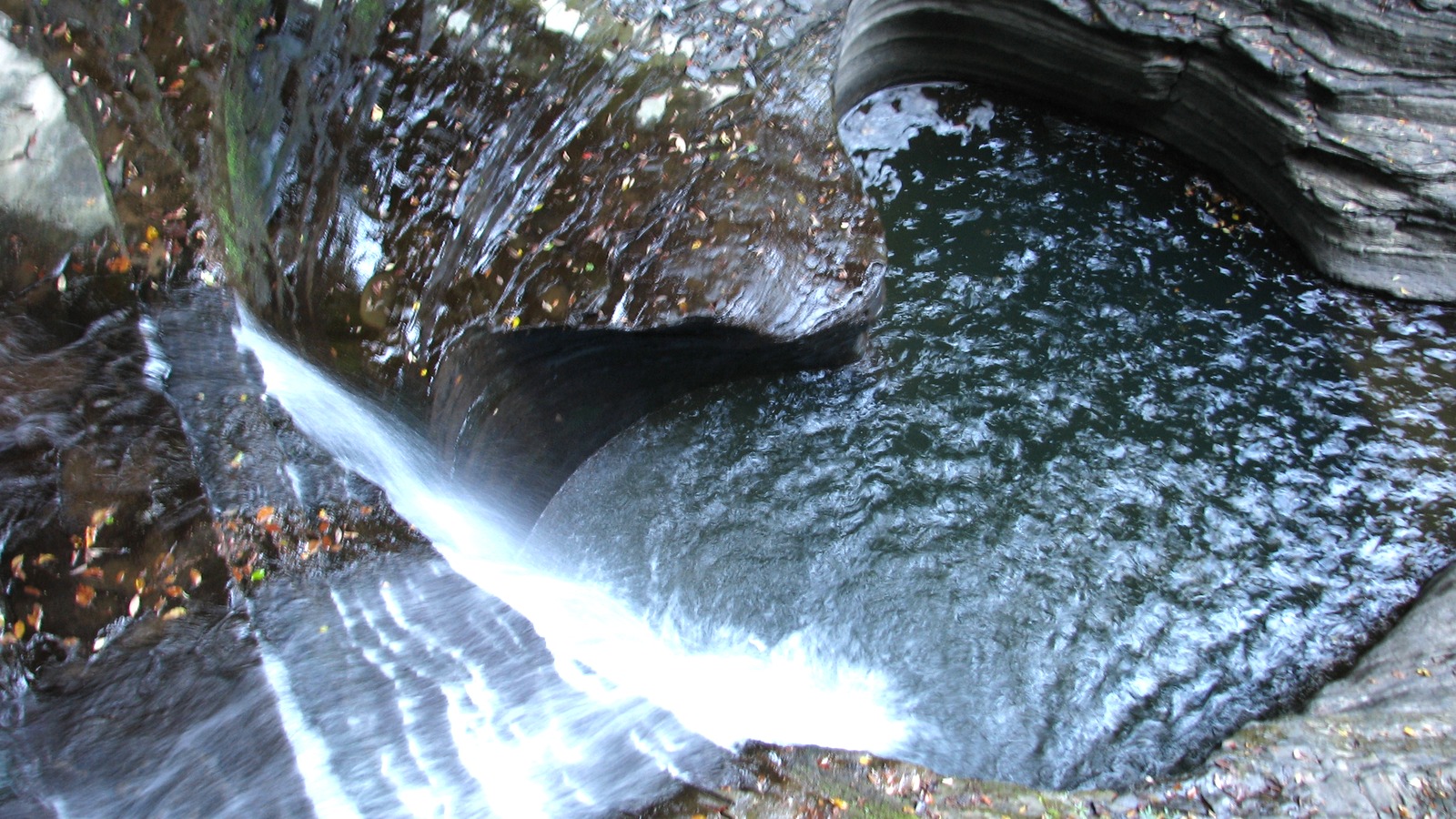 Waterfall in Watkins Glen State Park