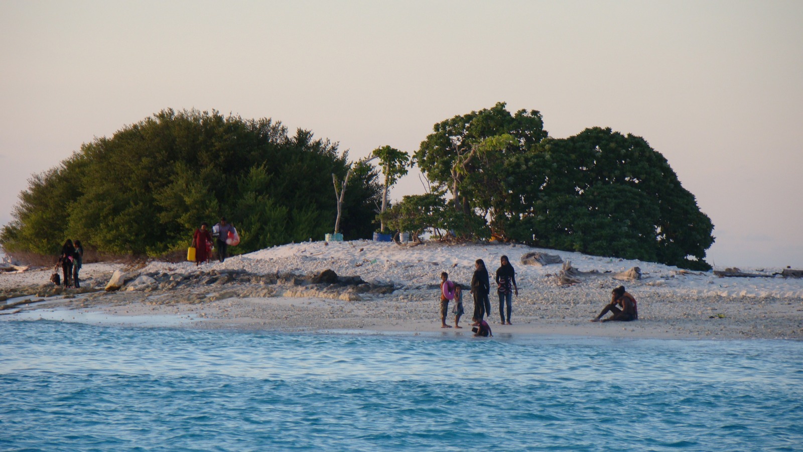 Fushi island and lagoon in North Ari Atoll