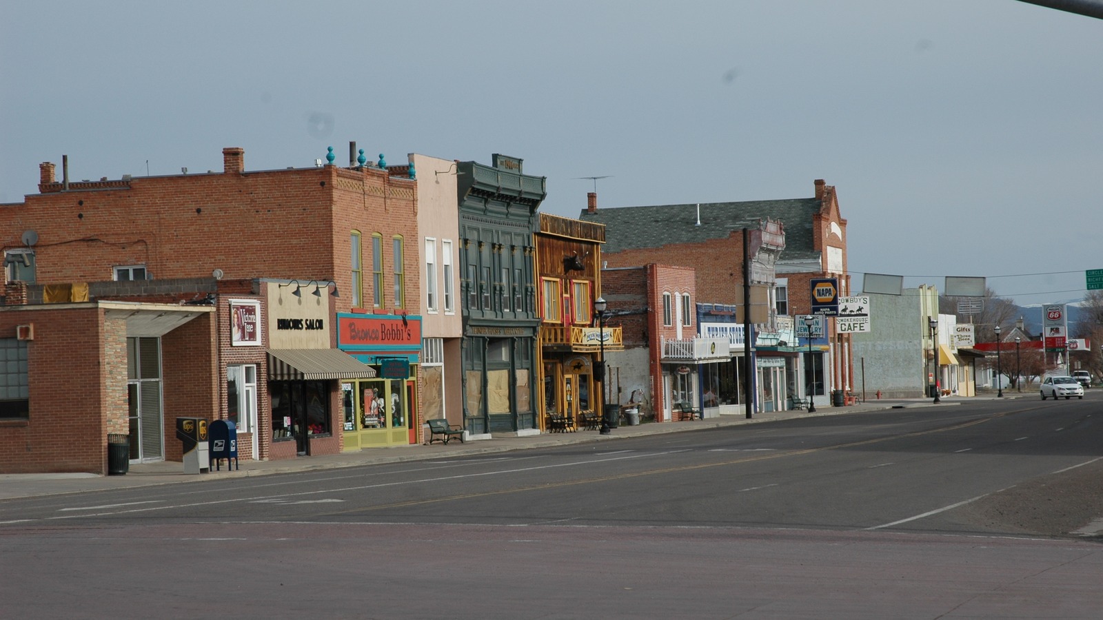 Historic main street in Panguitch Utah