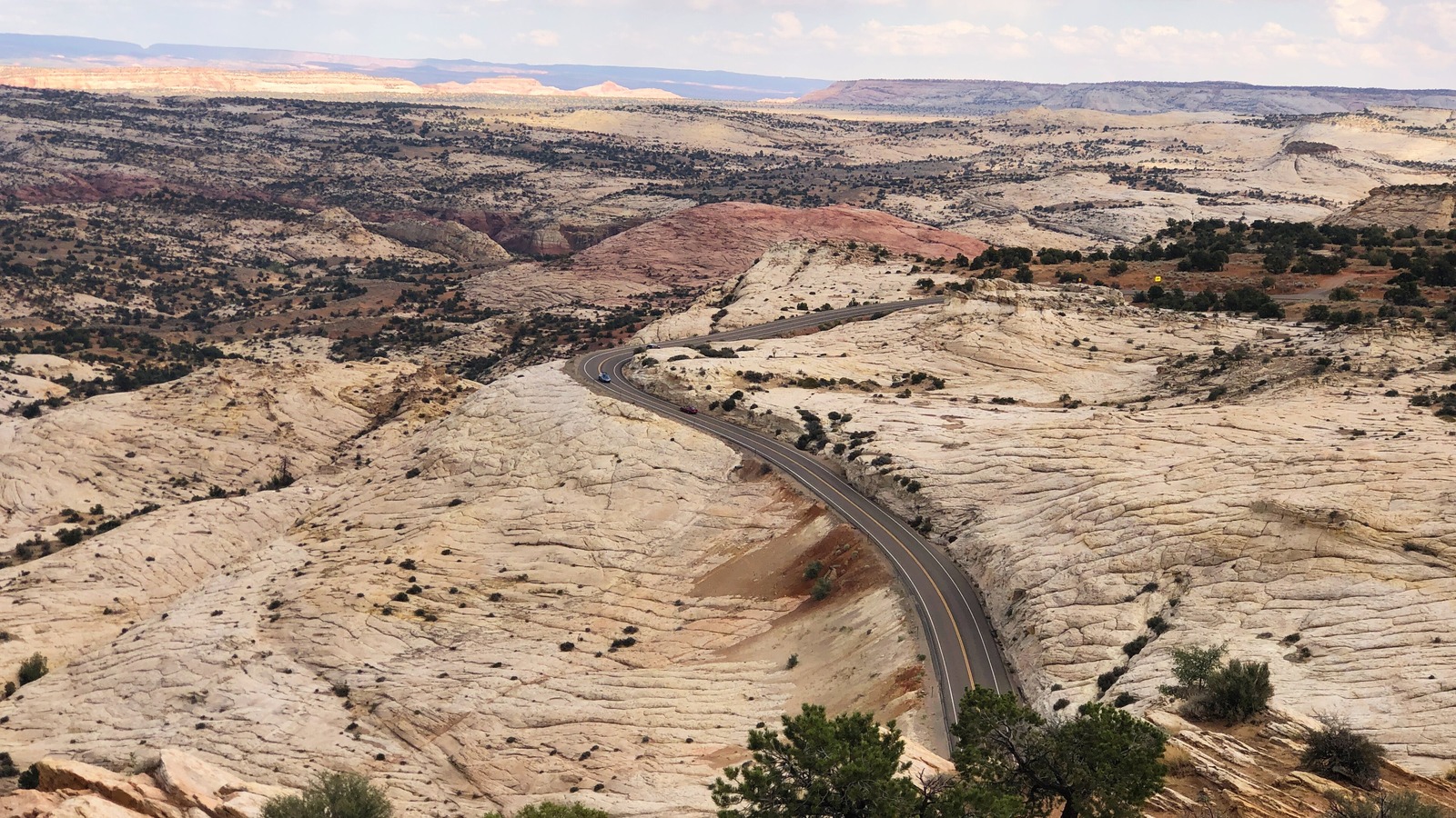 Red rock landscape near Escalante along Highway 12