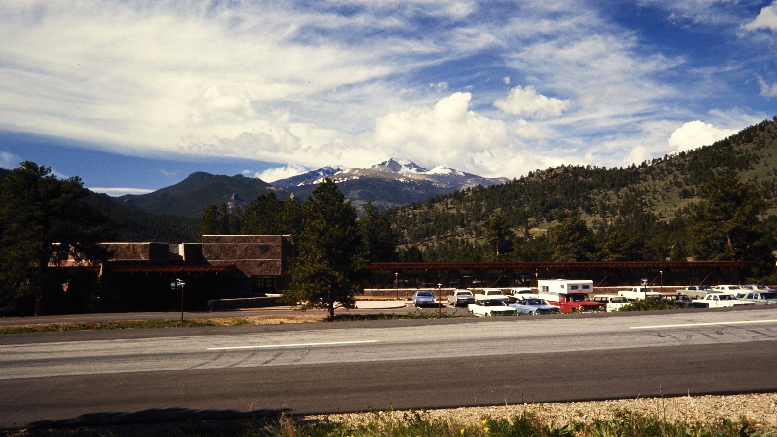 Sunny mountain meadow near the Beaver Meadows entrance of Rocky Mountain National Park