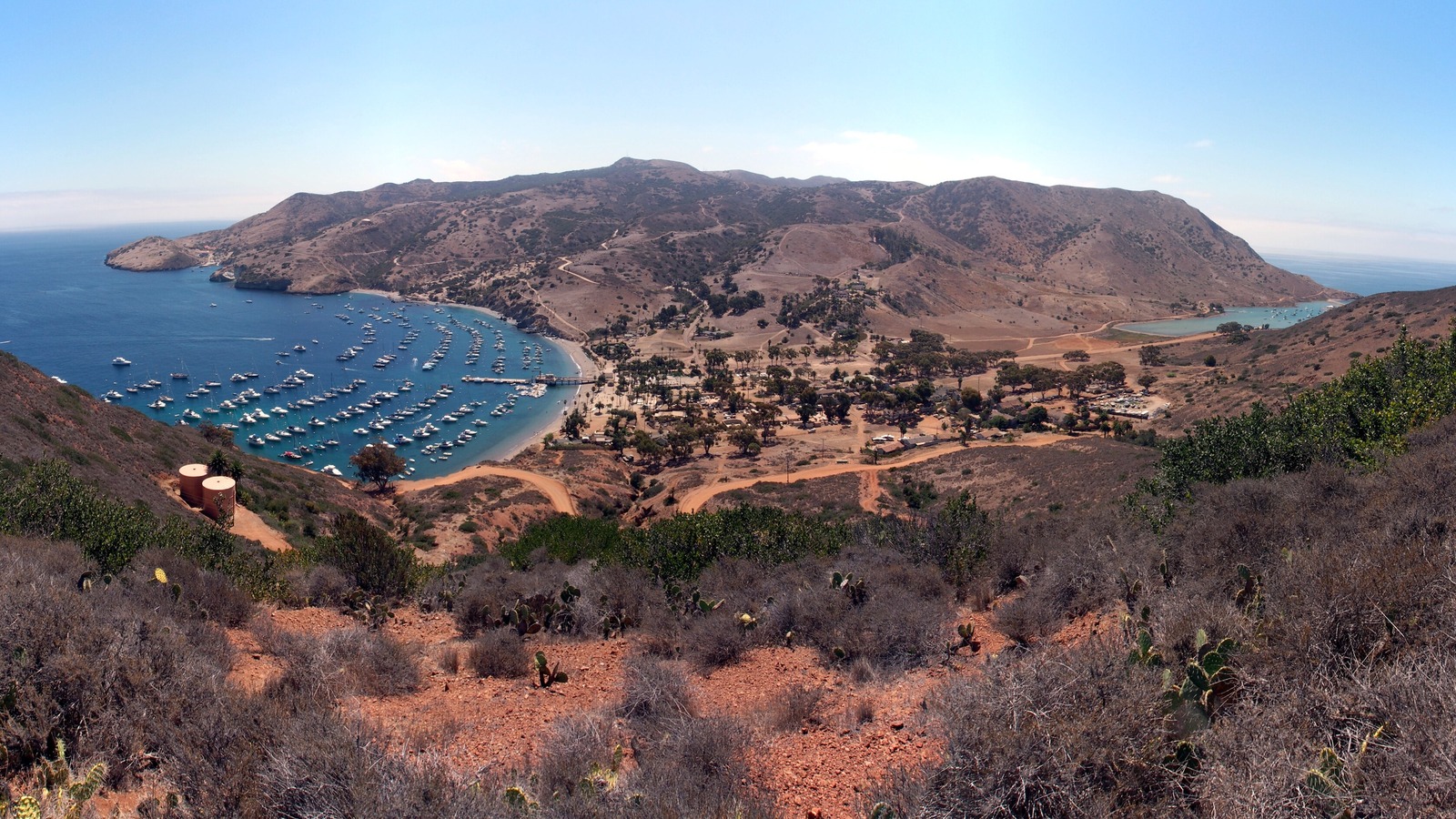 Isthmus Cove at Two Harbors on Catalina Island