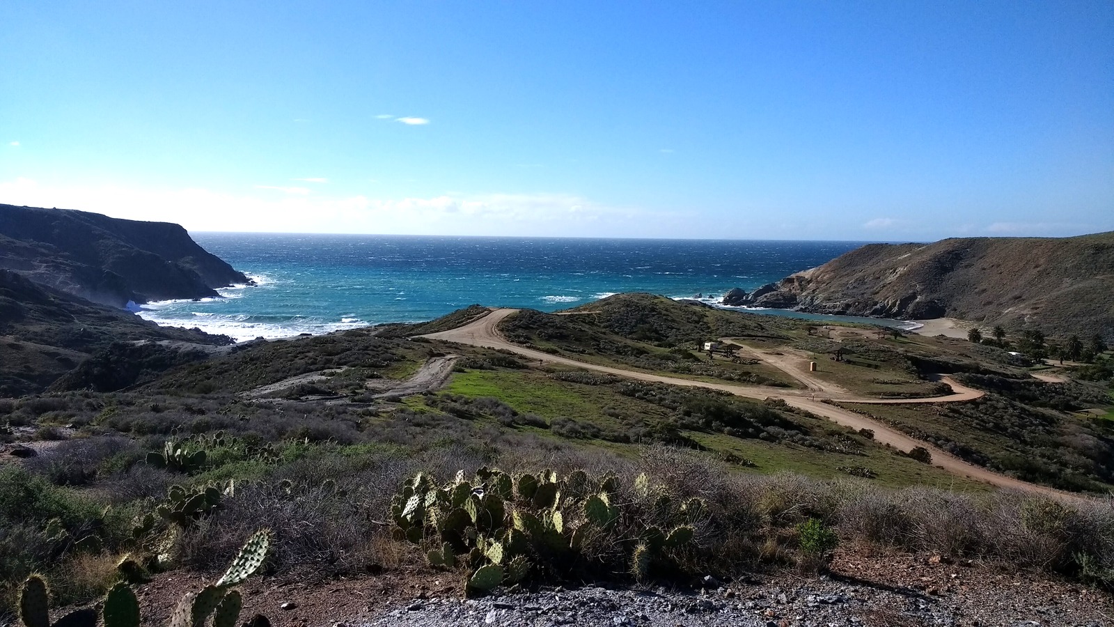 Beach and cove at Little Harbor on Catalina Island