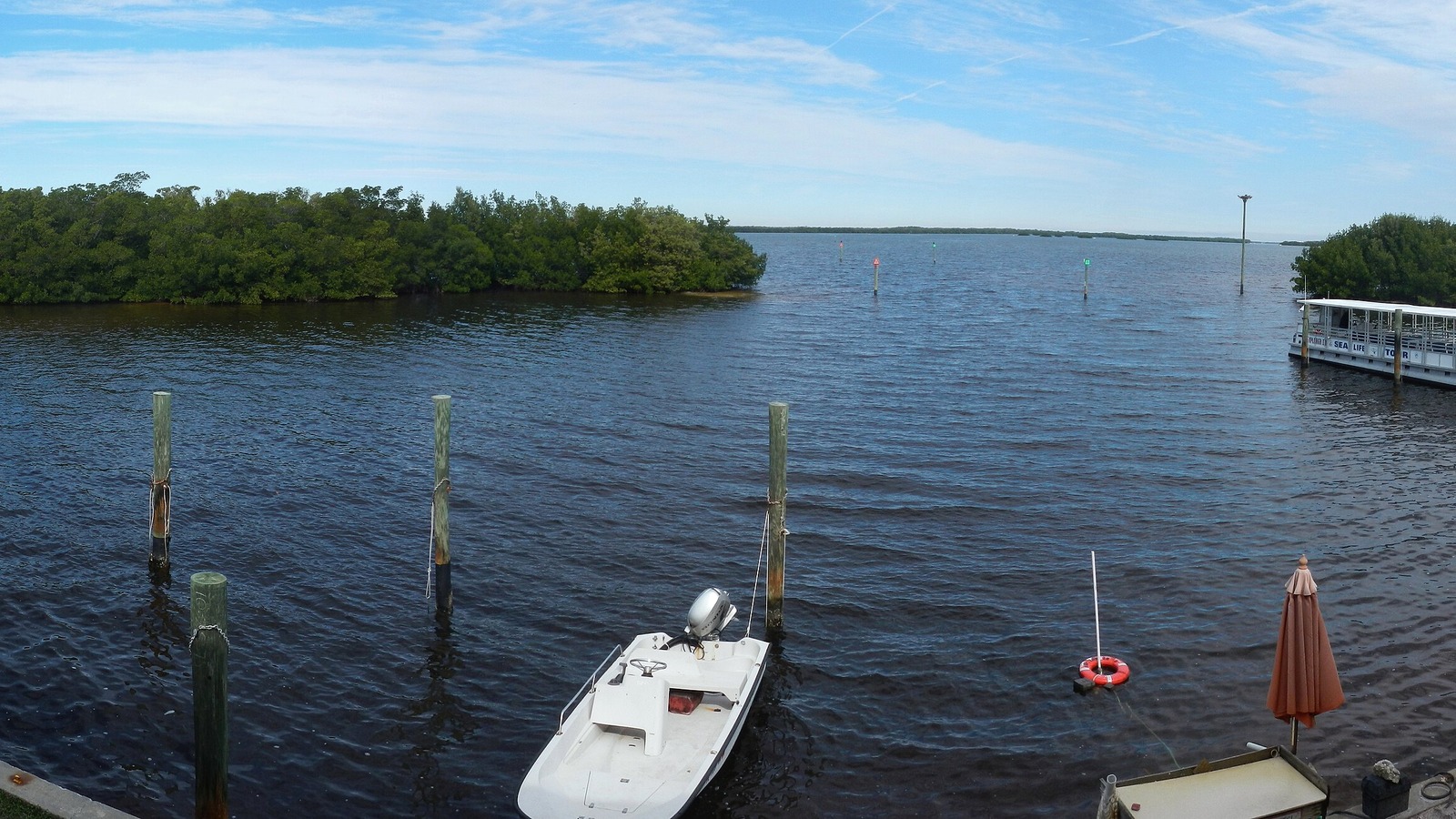 Tarpon Bay and mangroves on Sanibel Island