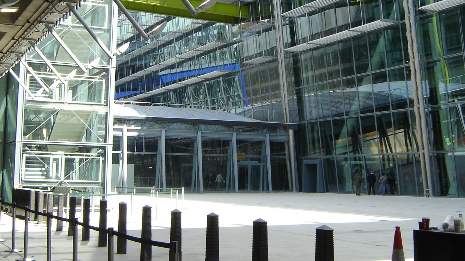 Exterior of Heathrow Airport Terminal 5, the Heathrow Express outer stop named in the October 18 National Rail notice