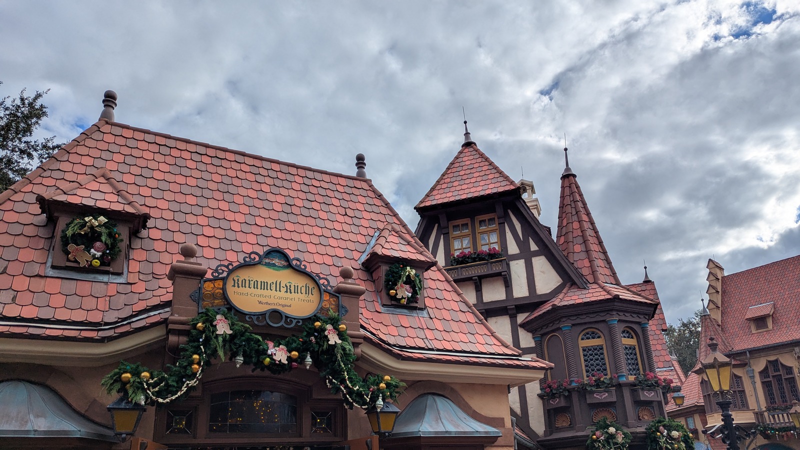 Germany Pavilion exterior at Epcot in daylight