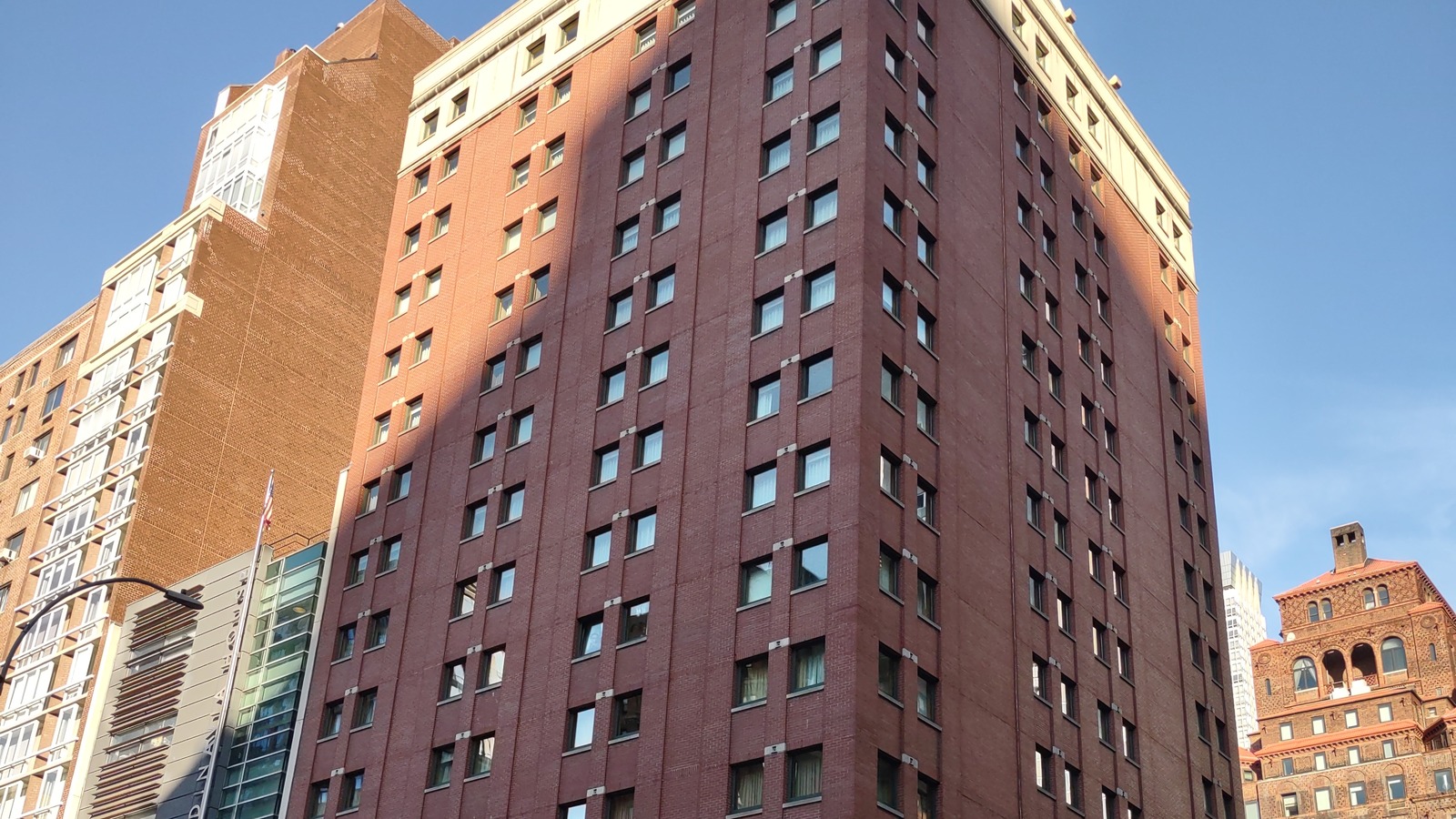 The Kitano Hotel New York facade photographed in August 2025; a participating property, not a sale room or price quote