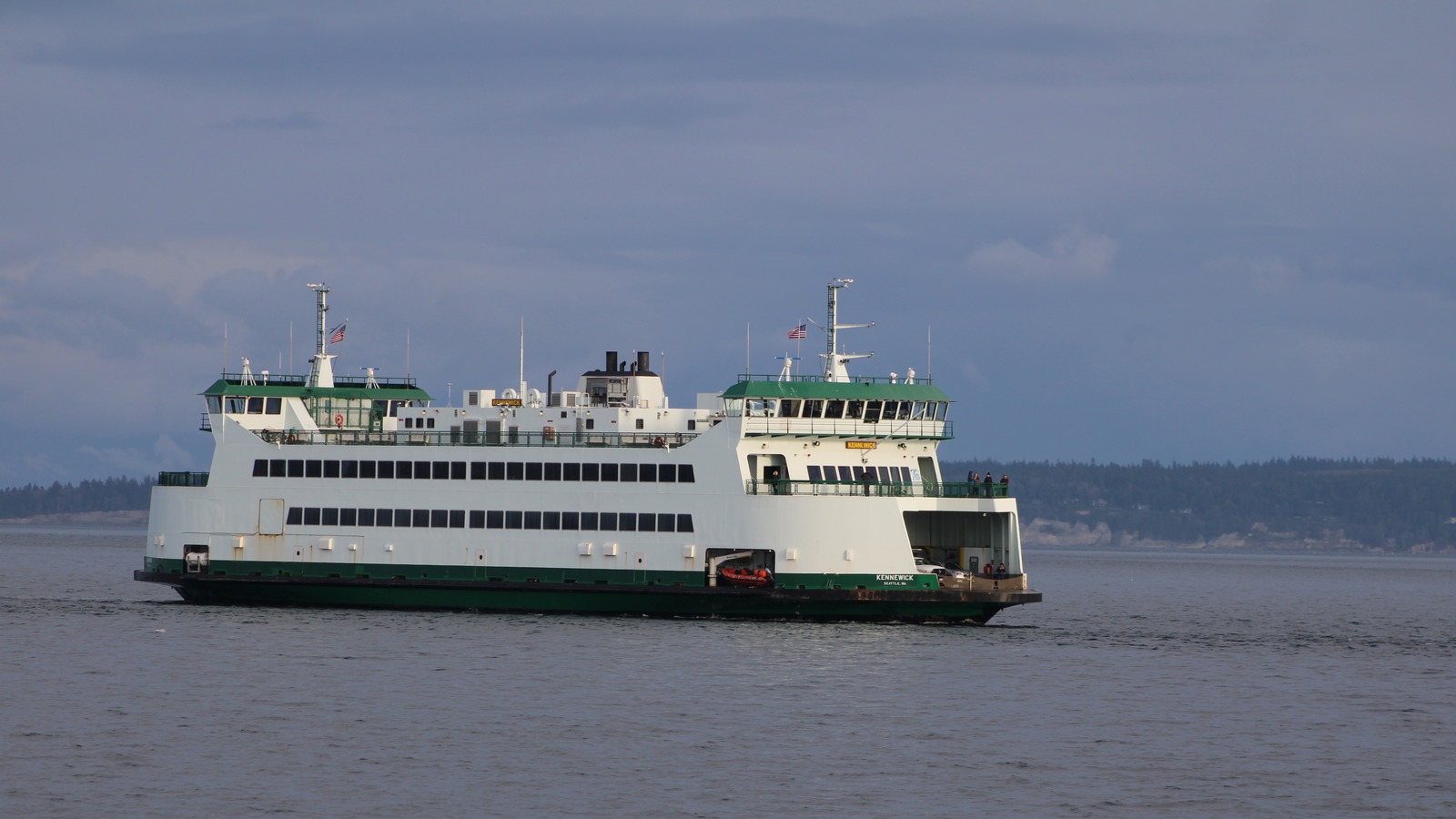 Washington State Ferries vessel Kennewick on the water