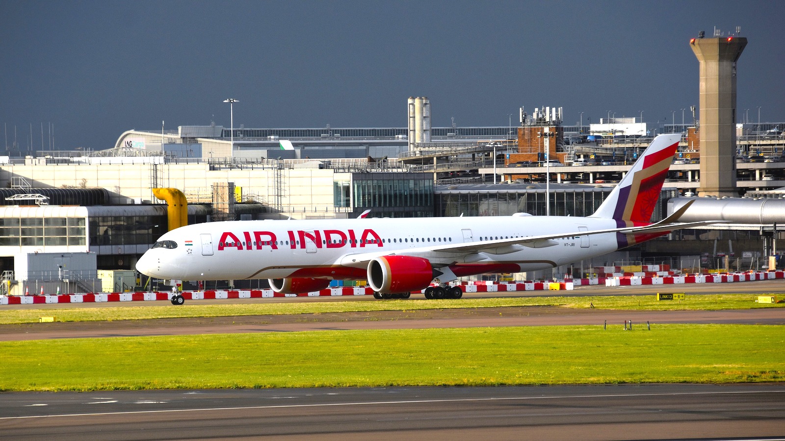 Air India Airbus A350-900 VT-JRI taxiing at an airport