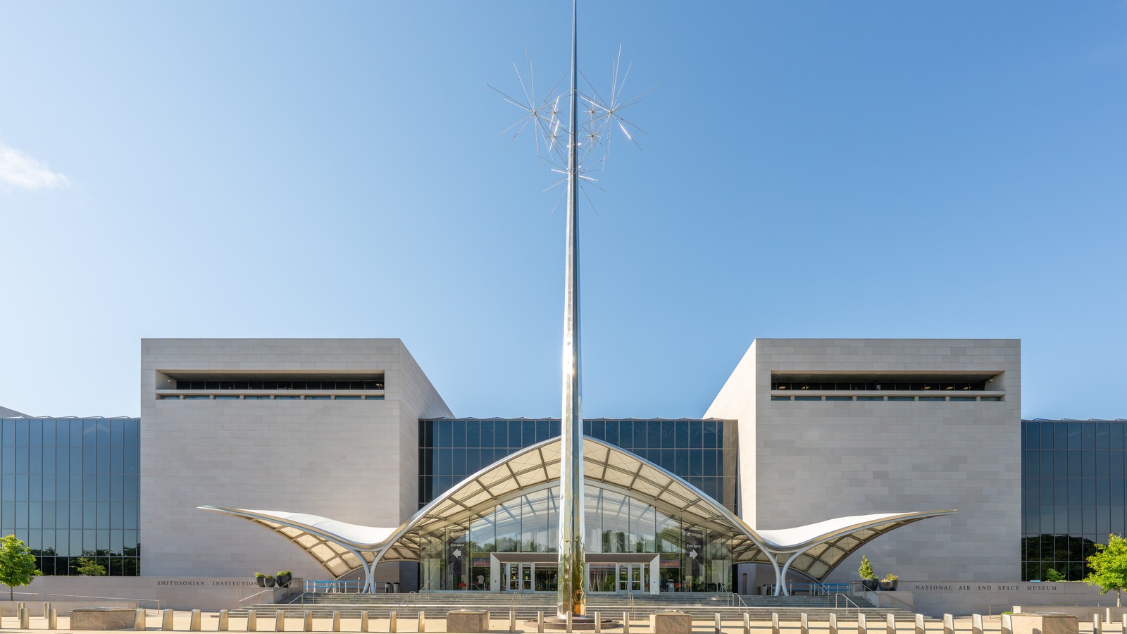 National Air and Space Museum building on the National Mall in Washington, DC, photographed in May 2026