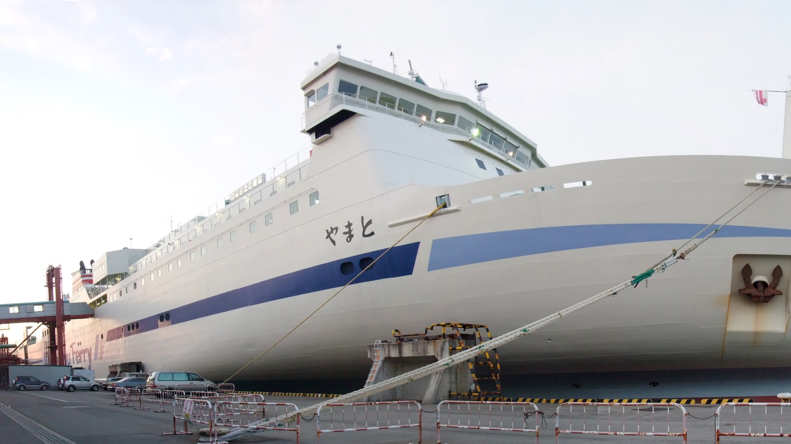 Hankyu Ferry ship Yamato underway off Kobe, Hyogo, Japan