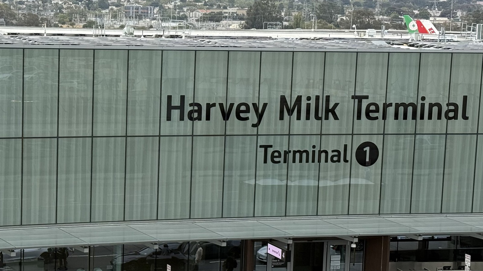 Harvey Milk Terminal 1 facade at San Francisco International Airport, file photo