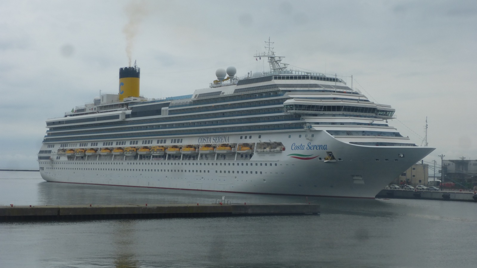 Costa Serena docked at Otaru in June 2026 during its final Asia season