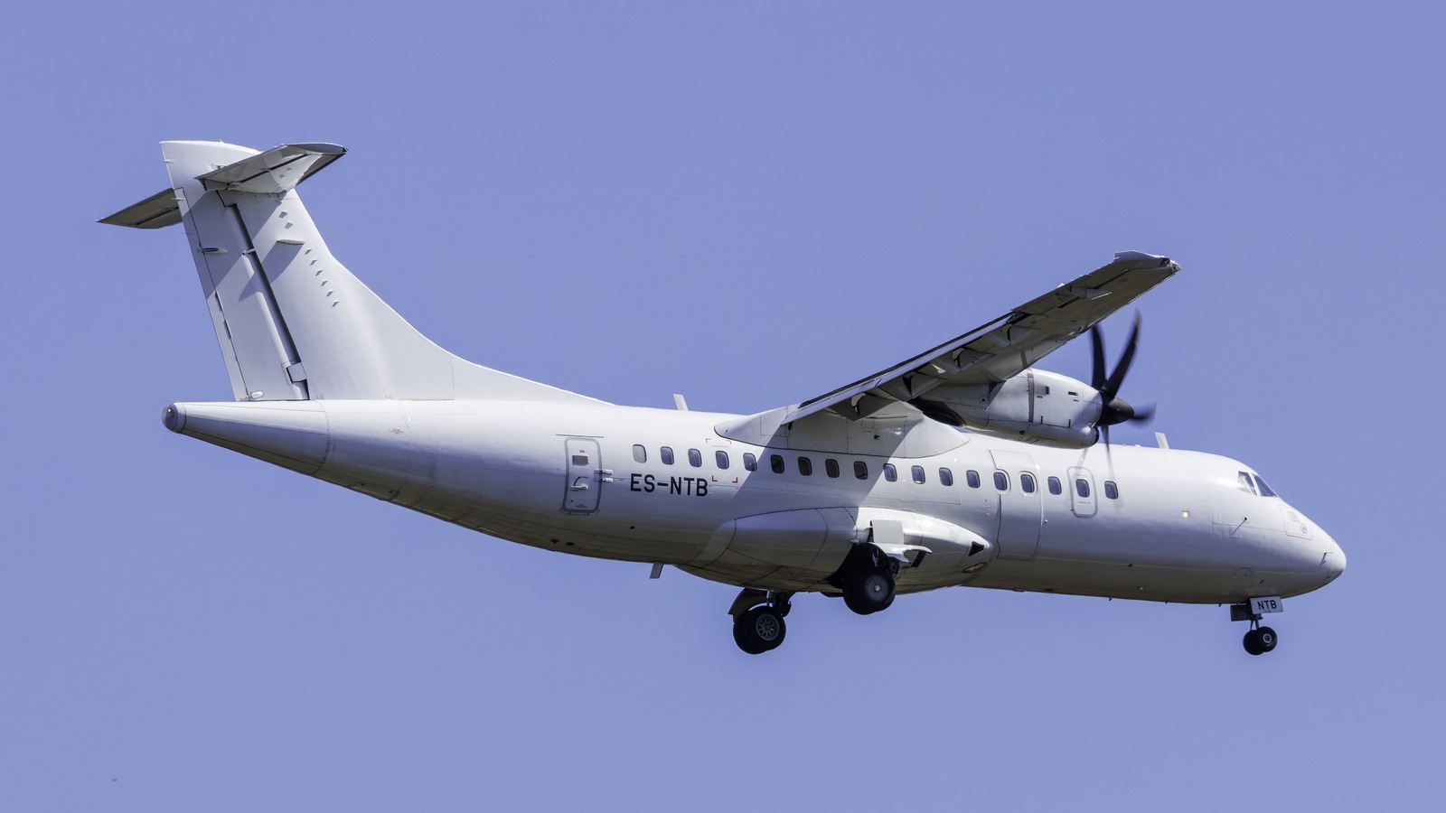 NyxAir ATR 42 ES-NTB operating for Brommaflyg at Visby Airport on June 26, 2026