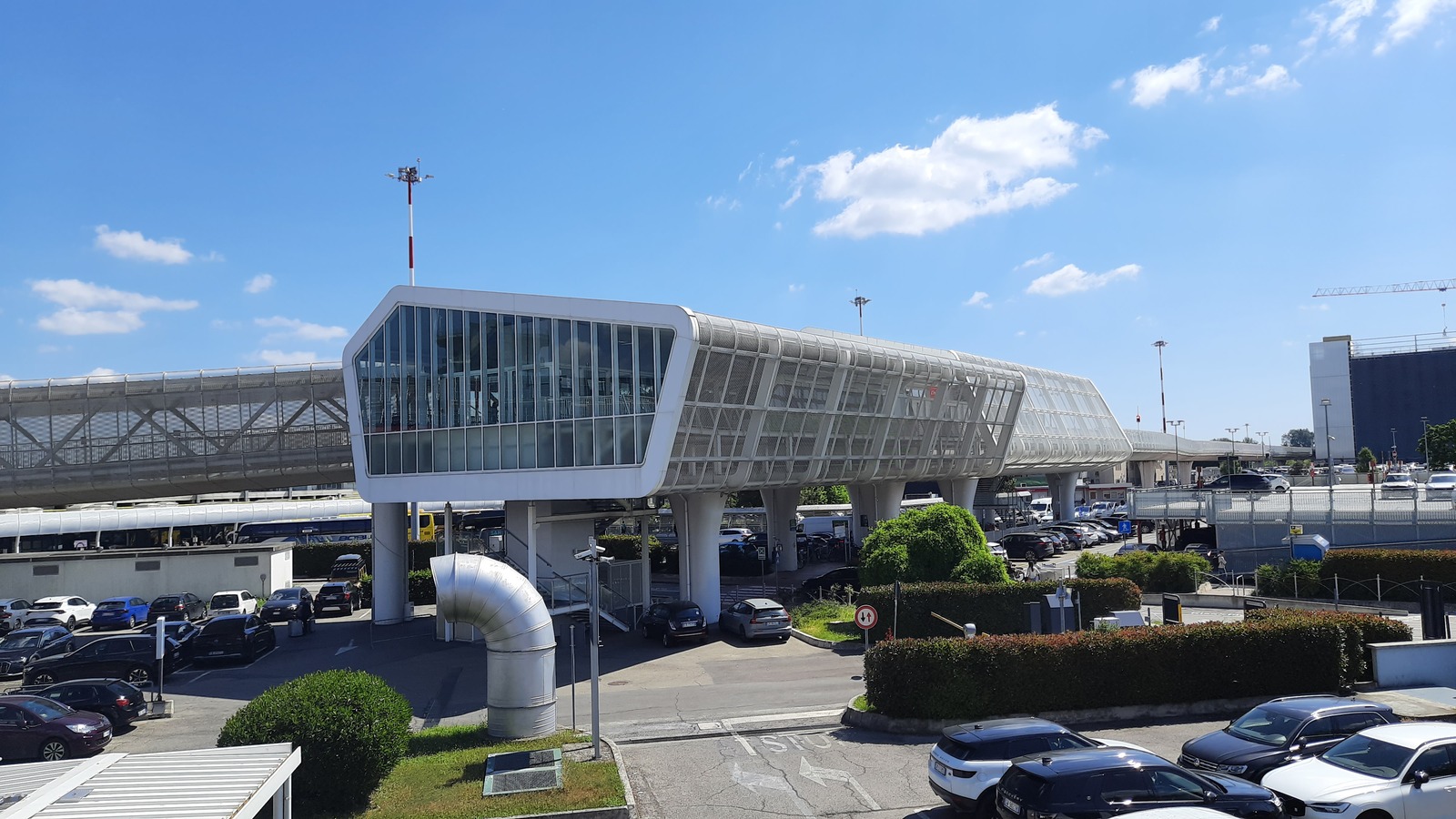 Marconi Express monorail station at Bologna Guglielmo Marconi Airport