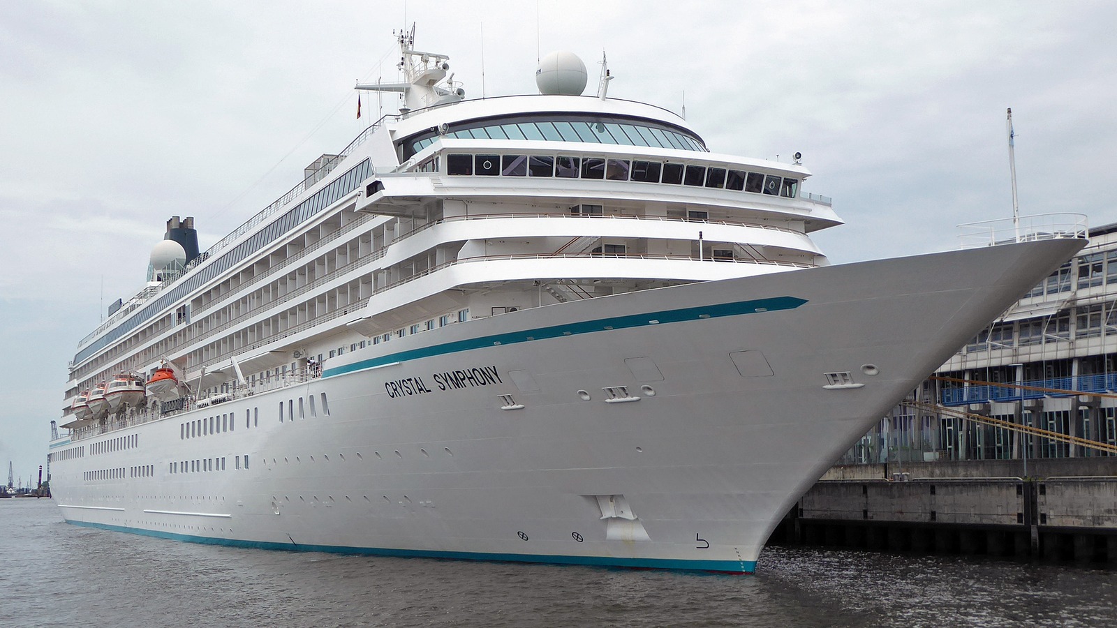 Crystal Symphony in Hamburg in August 2024, historical ship context for the future three-ship itinerary program