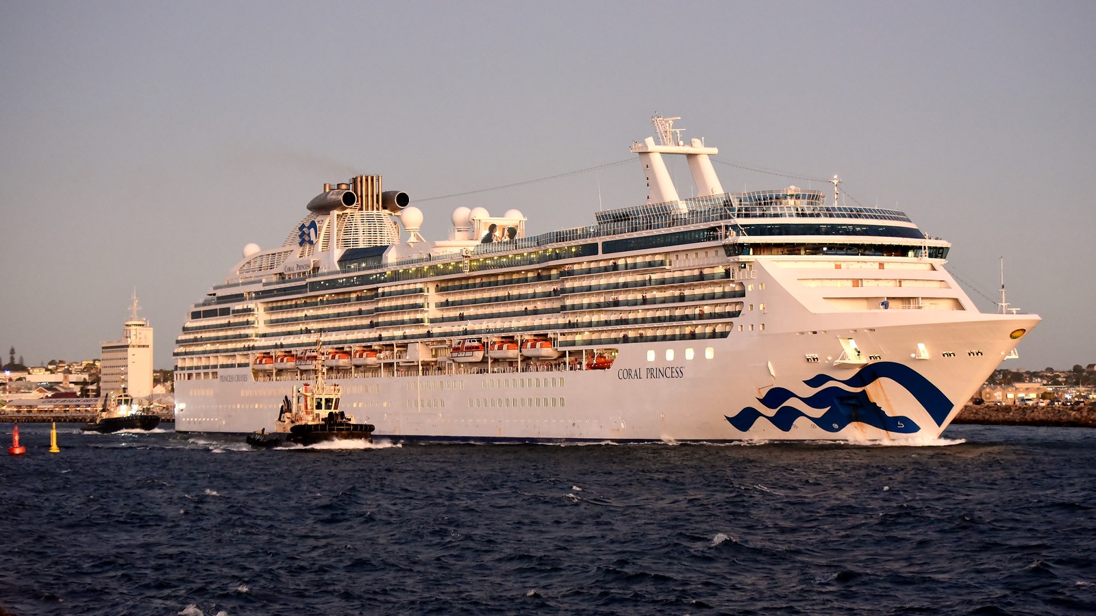 Coral Princess at Fremantle in March 2023, historical ship context rather than the future Amazon and Antarctica voyage