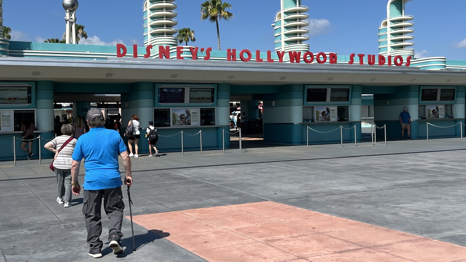 Entrance plaza of Disney's Hollywood Studios at Walt Disney World