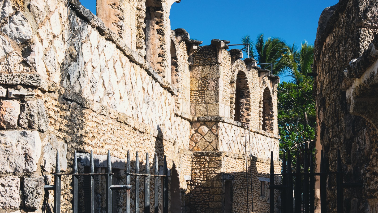 Daytime view of the Altos de Chavon stone village at Casa de Campo, La Romana