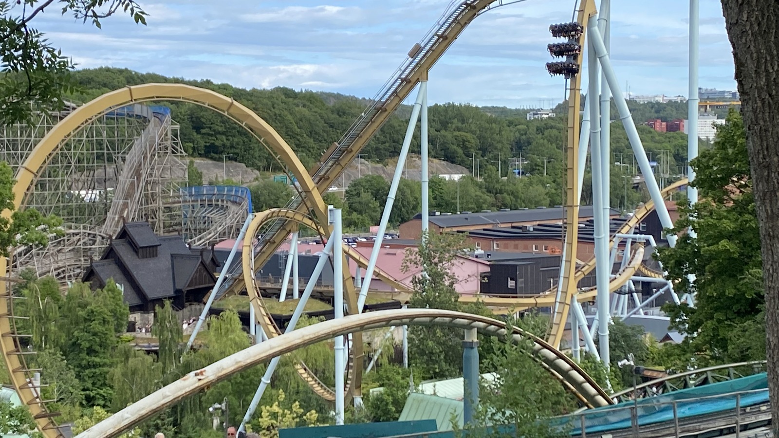 Valkyria at Liseberg in Gothenburg in July2022, historical daytime park context, not the October2026 Klubb Nattsvart event